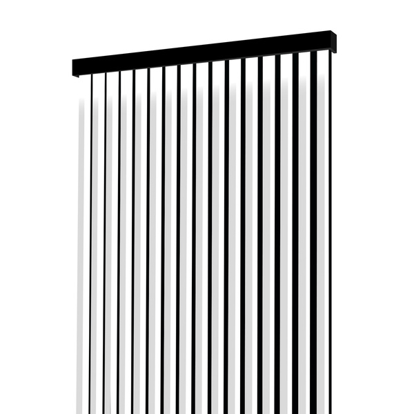 Lamely na paneli - záclonová tyč s LED osvetlením - 100,4 cm - Capri White