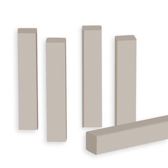 Rohová lišta - prírodný dub Fornitury - výška 8,5 cm