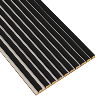 Lamely na kašmírovej doske - 12x28 mm - 10 kusov - spojovací modul - 46 cm - Čierna