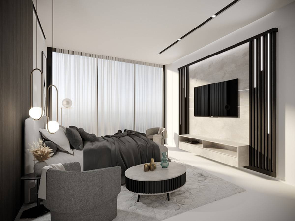 Čierna - 3D lišty Premium - Dekoratívne akustické vertikálne stenové panely