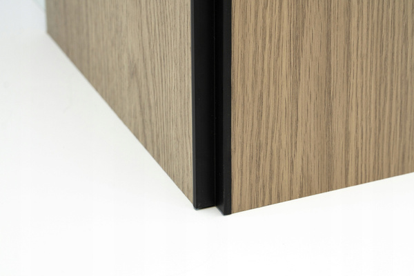 Prírodný dub Wotan - Prémiové 3D lamely - Dekoratívne akustické vertikálne stenové panely