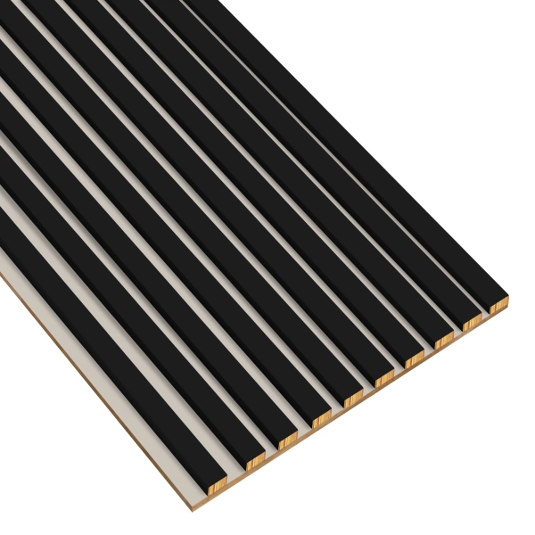 Lamely na kašmírovej doske - 12x28 mm - 10 kusov - spojovací modul - 46 cm - Čierna