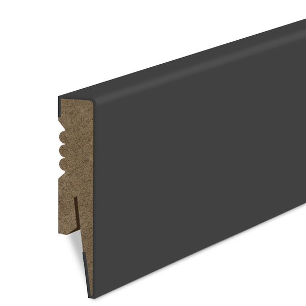 MDF lišta hladká - ANTHRACITE