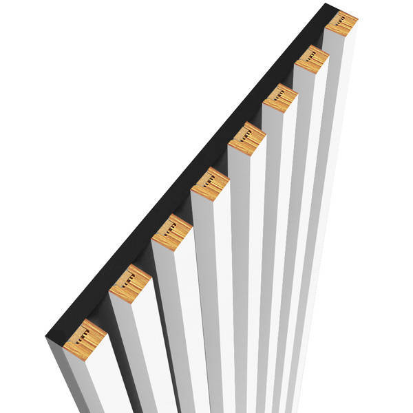 Capri biela - Lamely na doske - 16 kusov - základný modul - 100,4 cm