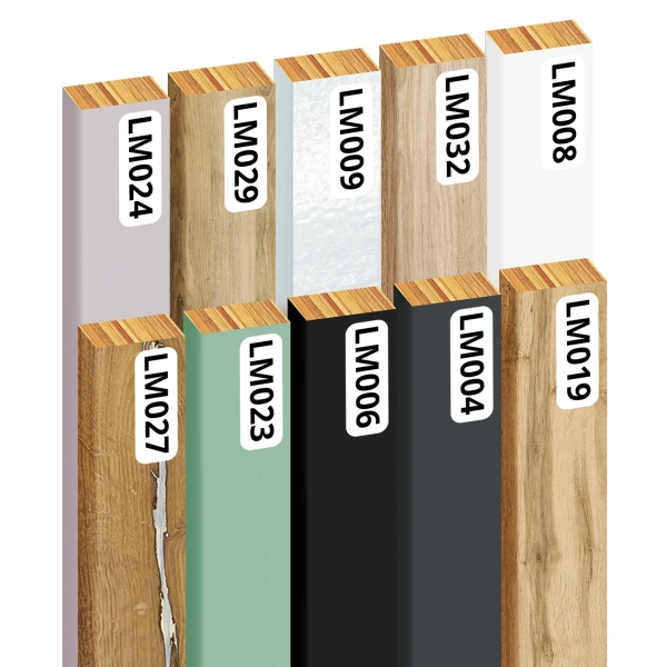 Lamely na paneli - 16x16 mm - 5 kusov - spojovací modul - 17 cm - 9 farieb - svetlý betón Loft