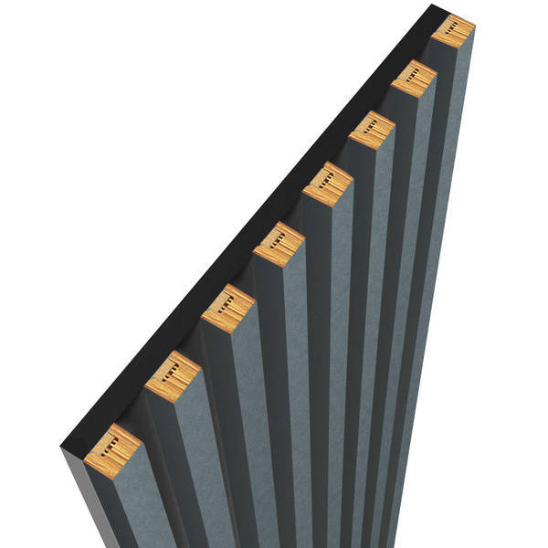 Antracit - Lamy na paneli - 8 kusov - základný modul - 48,4 cm