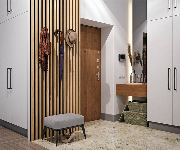 Prírodný dub Fornitury - Premium 3D lamely - Dekoratívne akustické vertikálne stenové panely