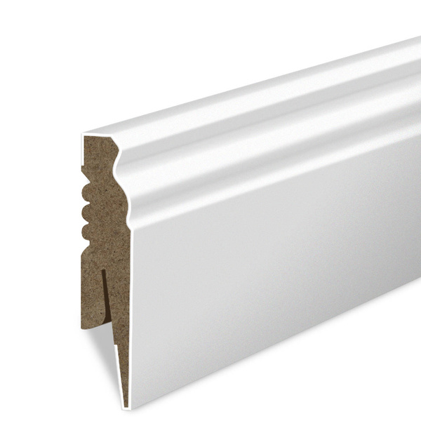 MDF lišta frézovaná - BIELA