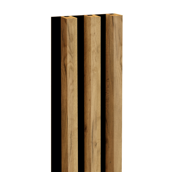 Lamely na paneli - 3 kusy - spojovací modul - 17 cm - Orech Capri