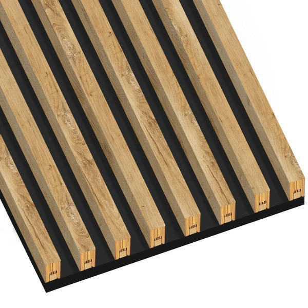 Prírodný dub Lancelot - Lišta na doske - 8 kusov - základný modul - 48,4 cm