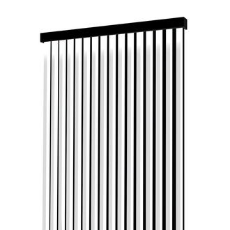 Lamely na paneli - záclonová tyč s LED osvetlením - 100,4 cm - Capri White