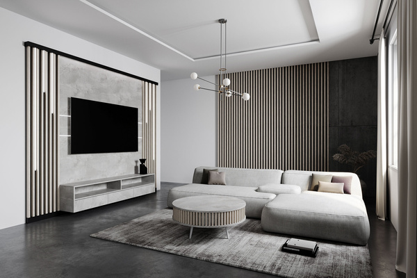 Lamely na paneli - lineárne svetlá - 48,4 cm - prírodný dub jaseň