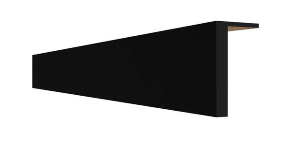 Povrchová úprava okrajov mriežky - čierna