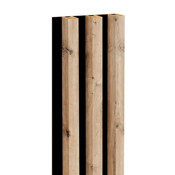 Lamely na paneli - 3 kusy - spojovací modul - 17 cm - Orech Capri