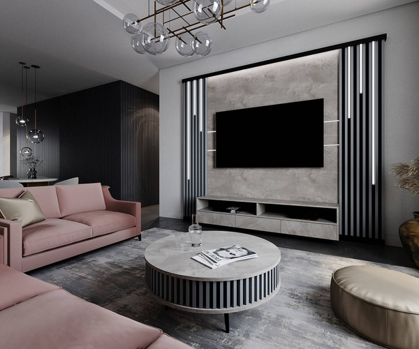 Konferenčný stolík Borneo - vrchná doska: K353 RT - lamely dostupné v 11 farbách