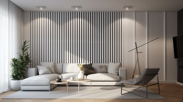 Lamely na paneli - 16x16 mm - 5 kusov - spojovací modul - 17 cm - 9 farieb - svetlý betón Loft