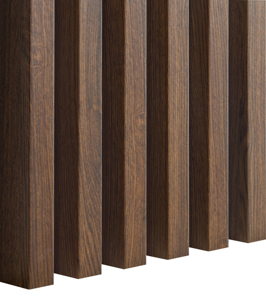 Capri Walnut - Premium 3D Llamellas - Dekoratívne akustické vertikálne stenové panely