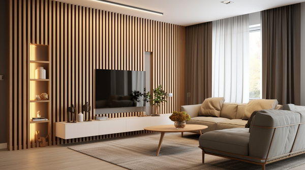 Prírodný dub Fornitury - Premium 3D lamely - Dekoratívne akustické vertikálne stenové panely