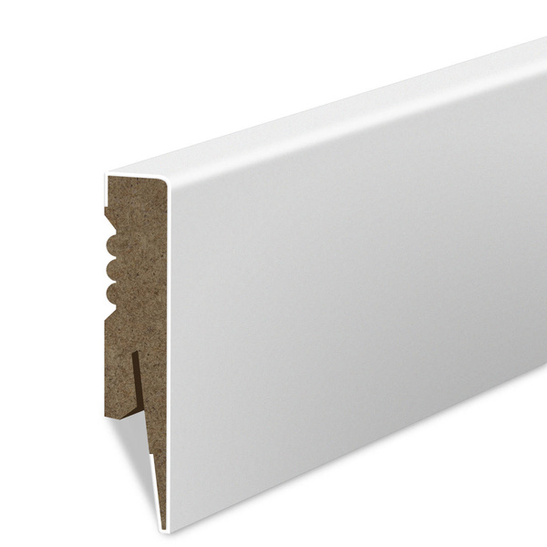 Hladká lišta z MDF - BIELA