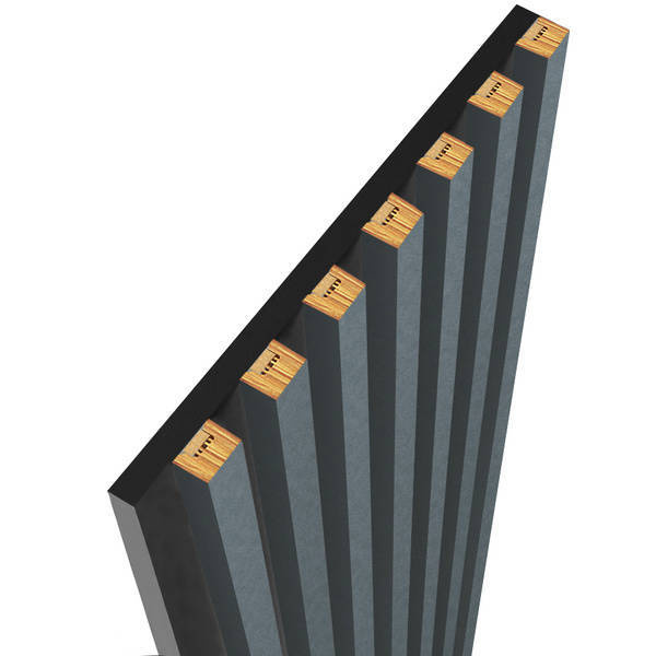 Antracit - lišty na paneli - 7 kusov - spojovací modul - 45,5 cm