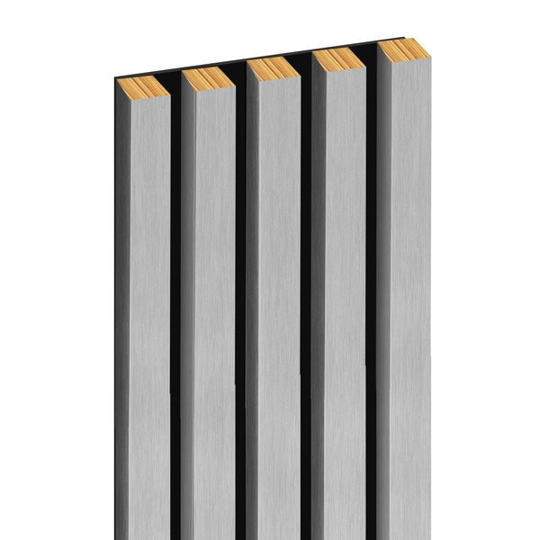 Lamely na paneli - 16x16 mm - 5 kusov - základný modul - 15 cm - 9 farieb - Capri Walnut