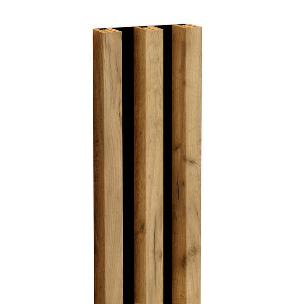 Lamely na paneli - 3 kusy - základný modul - 13,5 cm - 22 farieb - Capri Walnut