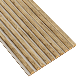 Lamely na kašmírovej doske - 12x28 mm - 10 kusov - spojovací modul - 46 cm - prírodný dub Lancelot