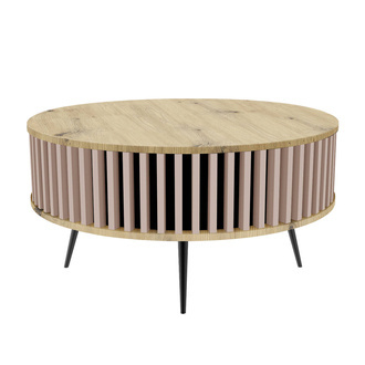 Konferenčný stolík Borneo - vrchná doska: BIELA - farba plutvy: antracit