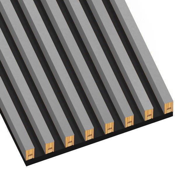 Sivá - Lamy na paneli - 8 kusov - základný modul - 48,4 cm