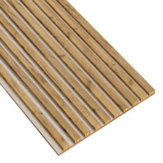 Lamely na kašmírovej doske - 12x28 mm - 10 kusov - spojovací modul - 46 cm - Zlatý remeselný dub