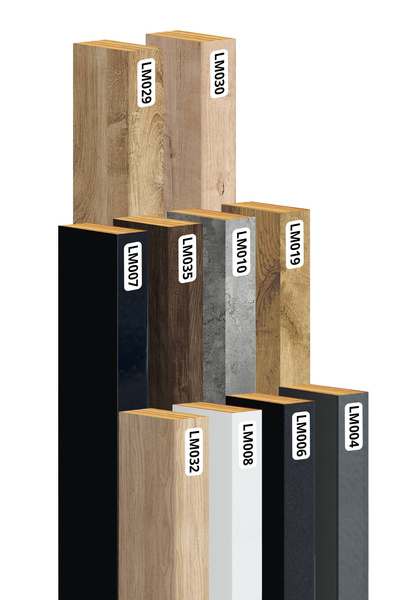 Konferenčný stolík Borneo - vrchná doska: BIELA - farba plutvy: antracit