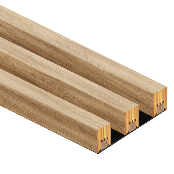 Lamely na paneli - 3 kusy - základný modul - 13,5 cm - 18 farieb - prírodný dub Fornitury