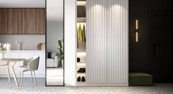 Lamely na paneli - 16x16 mm - 5 kusov - spojovací modul - 17 cm - 9 farieb - svetlý betón Loft