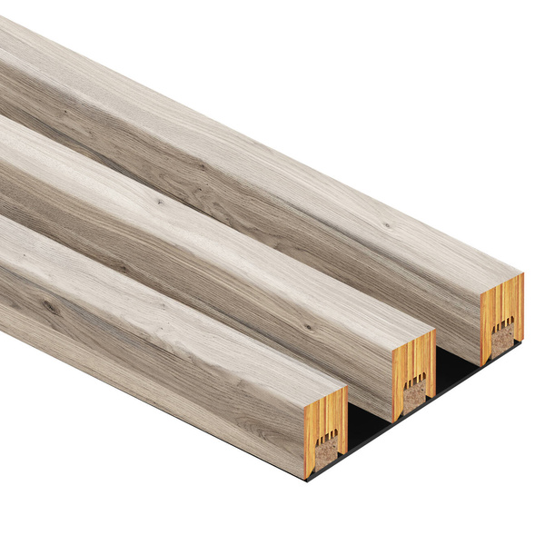 Lamely na paneli - 3 kusy - základný modul - 13,5 cm - 18 farieb - prírodný dub jaseň