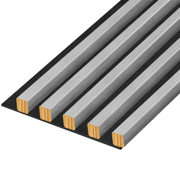 Lamy na paneli - 16x16 mm - 5 kusov - spojovací modul - 17 cm - 9 farieb - brúsená oceľ