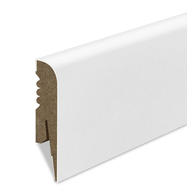 Hladká lišta z MDF - BIELA