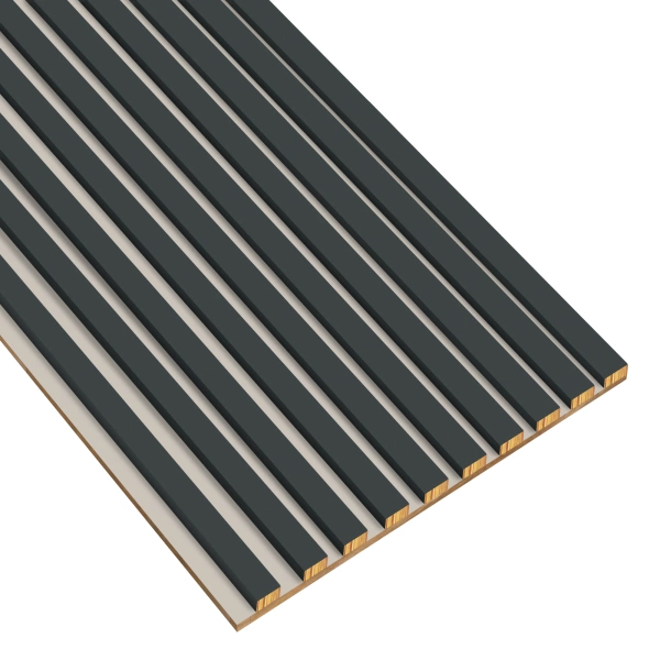 Lamely na kašmírovej doske - 12x28 mm - 10 kusov - spojovací modul - 46 cm - antracit