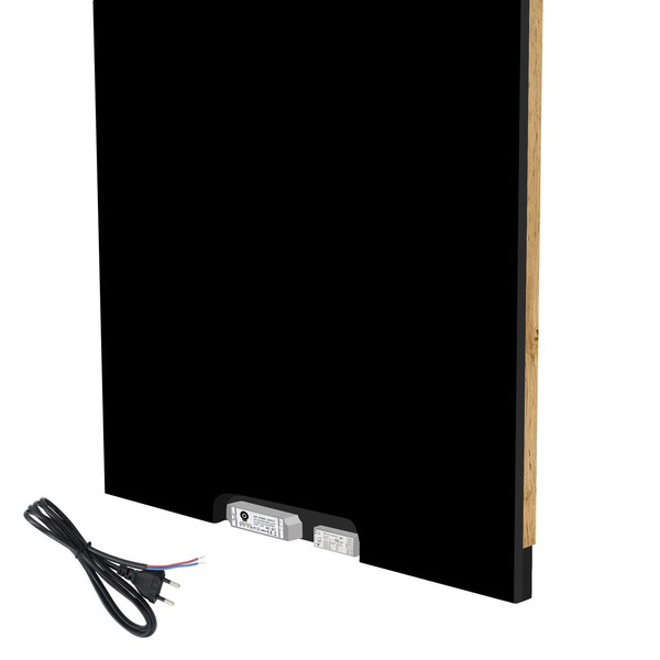 Lamely na paneli - záclonová tyč s LED osvetlením - 100,4 cm - prírodný dub Lancelot