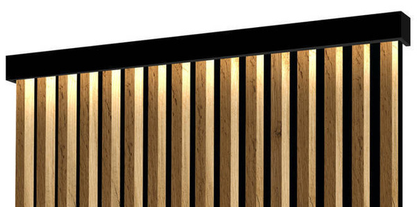LED svetelná záclonová tyč - 100 cm