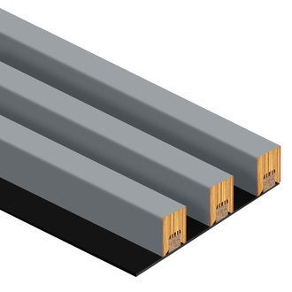 Lamely na paneli - 3 kusy - spojovací modul - 17 cm - 18 farieb - sivá