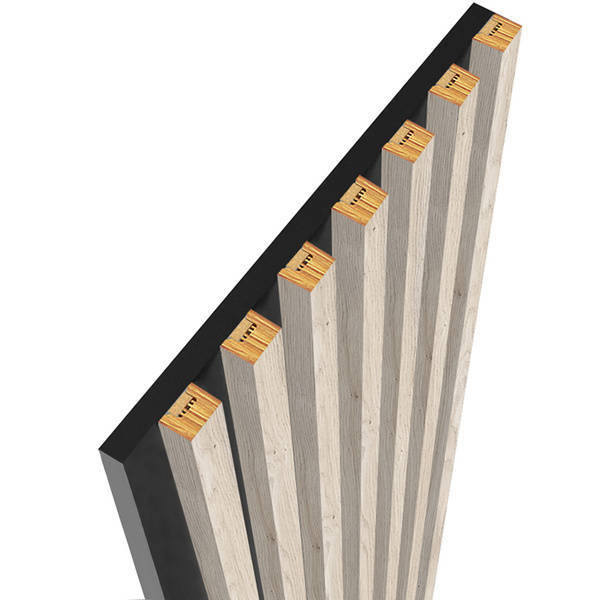 Prírodný dub jaseň - latovanie na doske - 15 kusov - spojovací modul - 97,5 cm