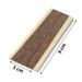Povrchová úprava dyhy pre lamelu - 30 mm x 90 mm - orech Capri