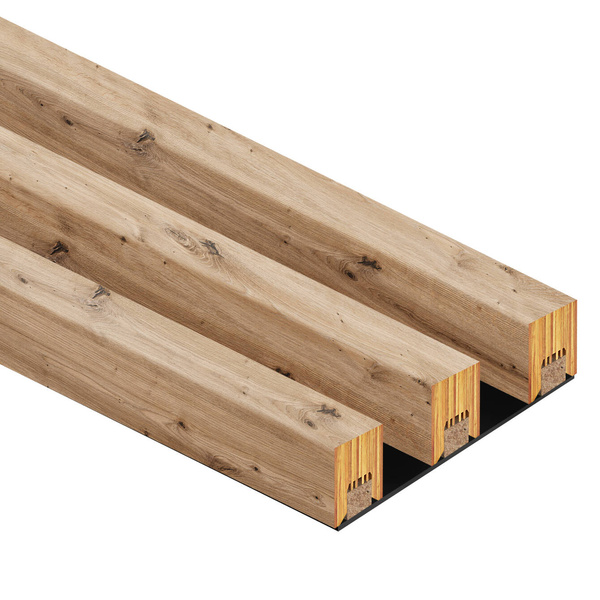 Lamely na paneli - 3 kusy - základný modul - 13,5 cm - 22 farieb - Capri Walnut