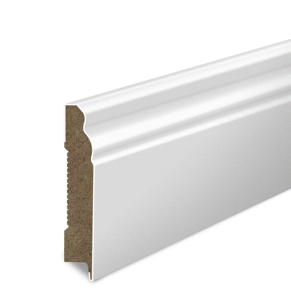 MDF lišta frézovaná - BIELA