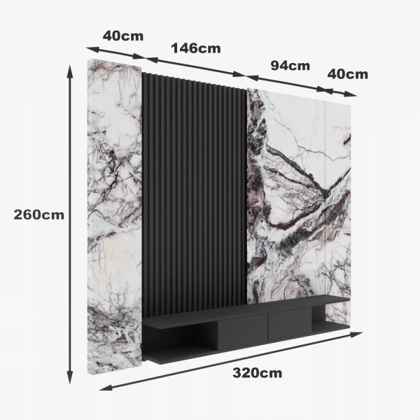 RTV nábytková stena