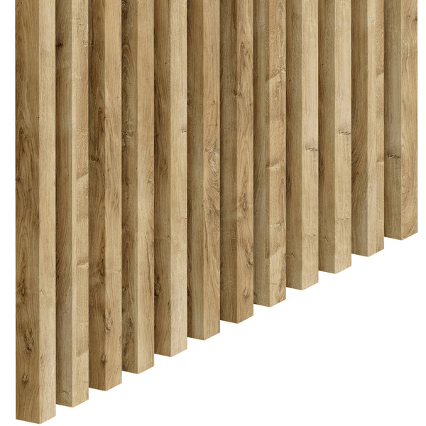 Prírodný dub Lancelot - Premium 3D Slim S lišta - 20x20 mm - Trojrozmerné nábytkové panely