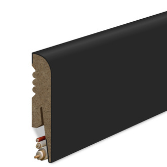 Hladká lišta z MDF - BIELA