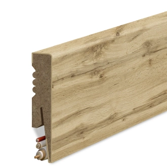 Hladká lišta z MDF - PRÍRODNÝ DUB